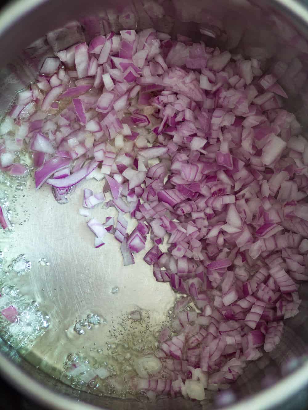 fry onions in the instant pot.