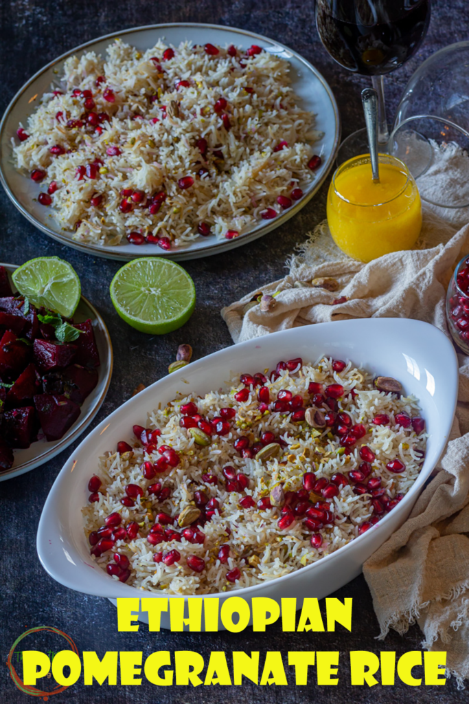 Ethiopian Pomegranate Rice Pilaf Foodie s FUn This That More