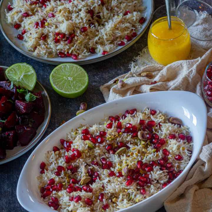 ETHIOPIAN POMEGRANATE RICE